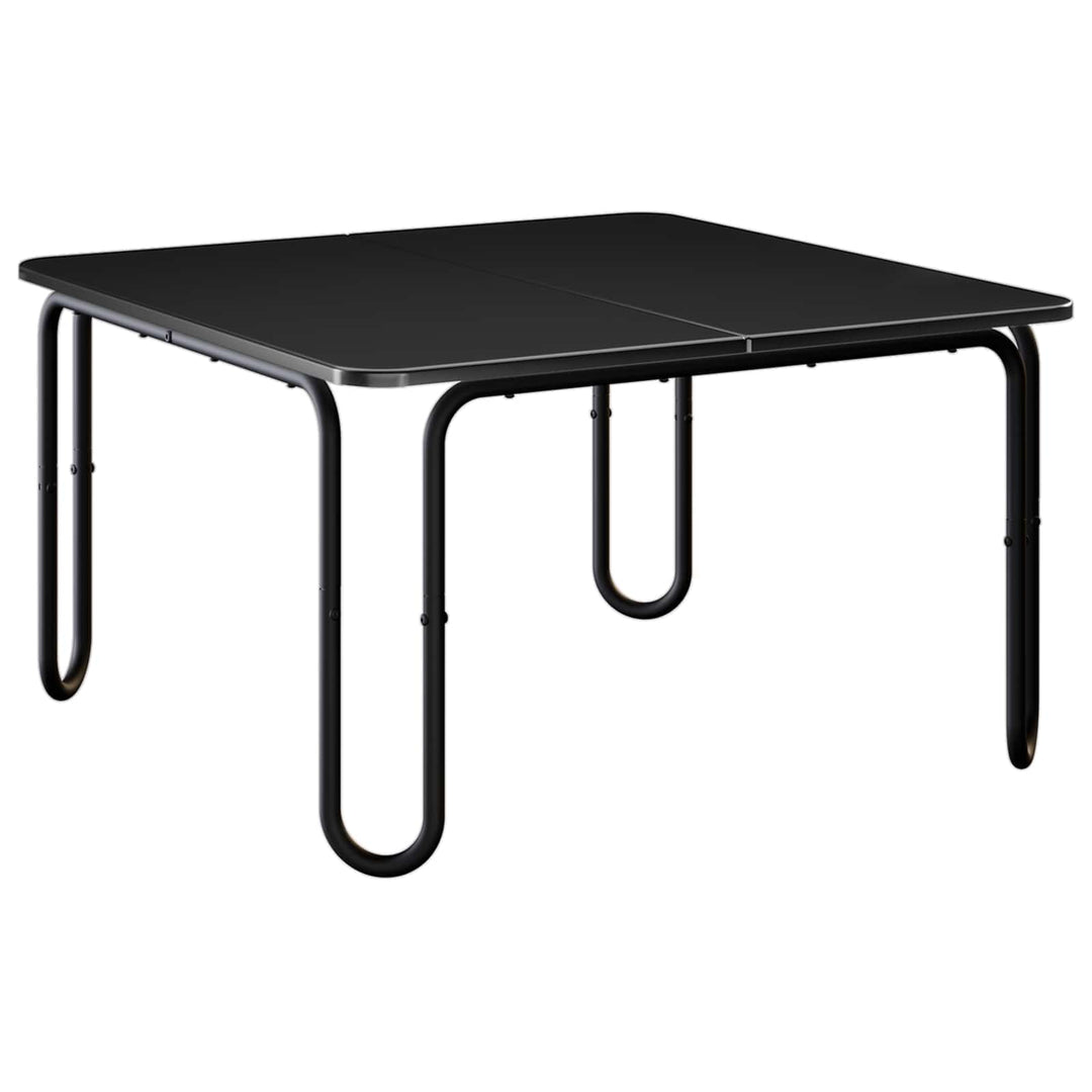 Sofabord Sort 100 x 100 x 45 cm Konstrueret træ