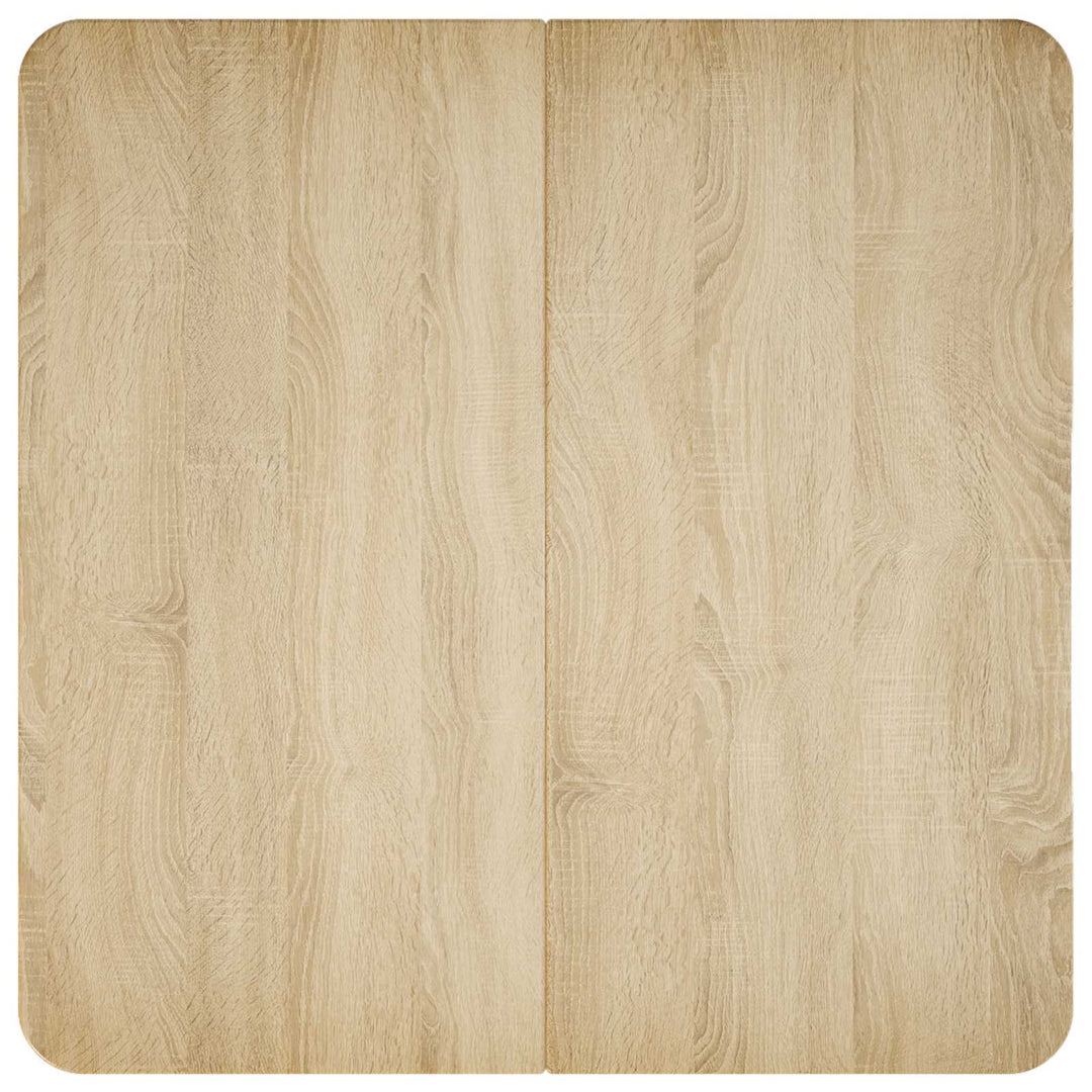 Sofabord Sonoma-eg 100 x 100 x 45 cm Konstrueret træ