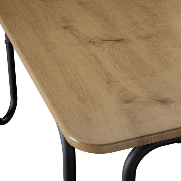 Sofabord Artisan-eg 100 x 100 x 45 cm Konstrueret træ