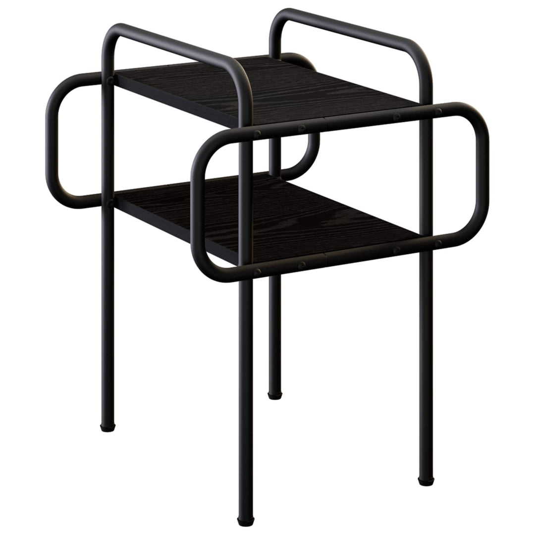Sofabord Sort eg 40 x 40 x 51 cm Konstrueret træ