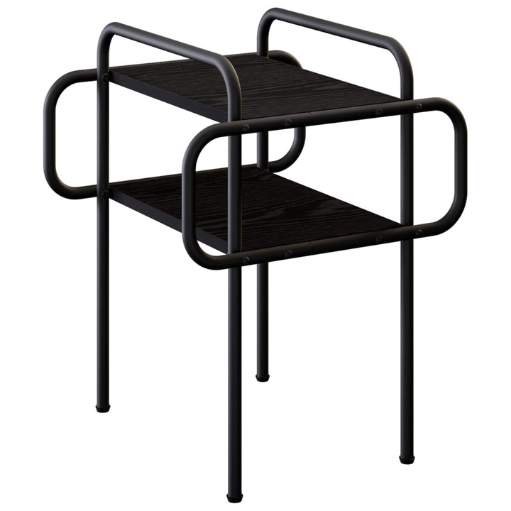 Sofabord Sort eg 40 x 40 x 51 cm Konstrueret træ