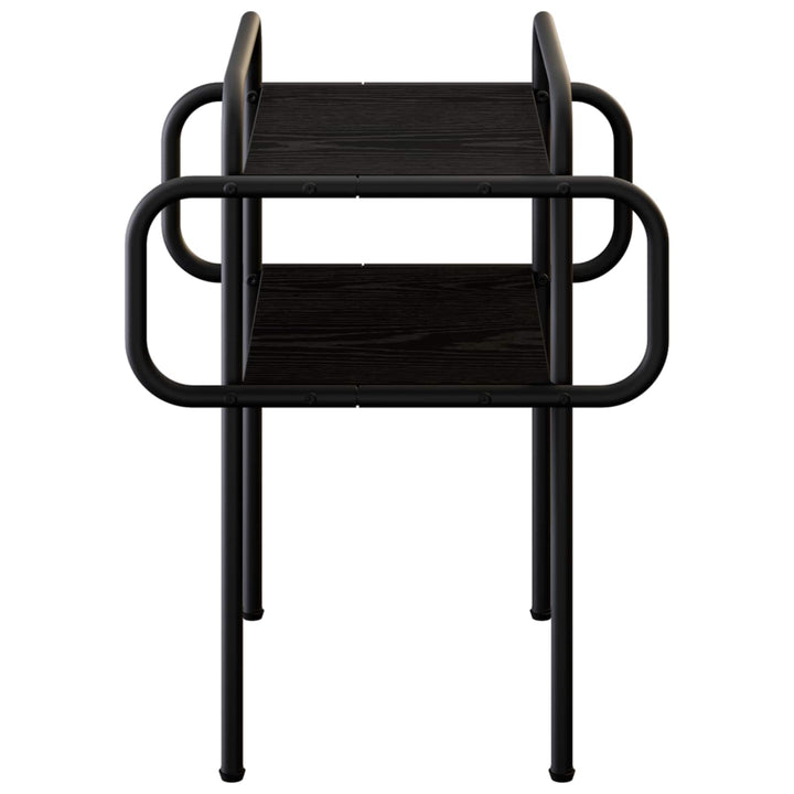 Sofabord Sort eg 40 x 40 x 51 cm Konstrueret træ
