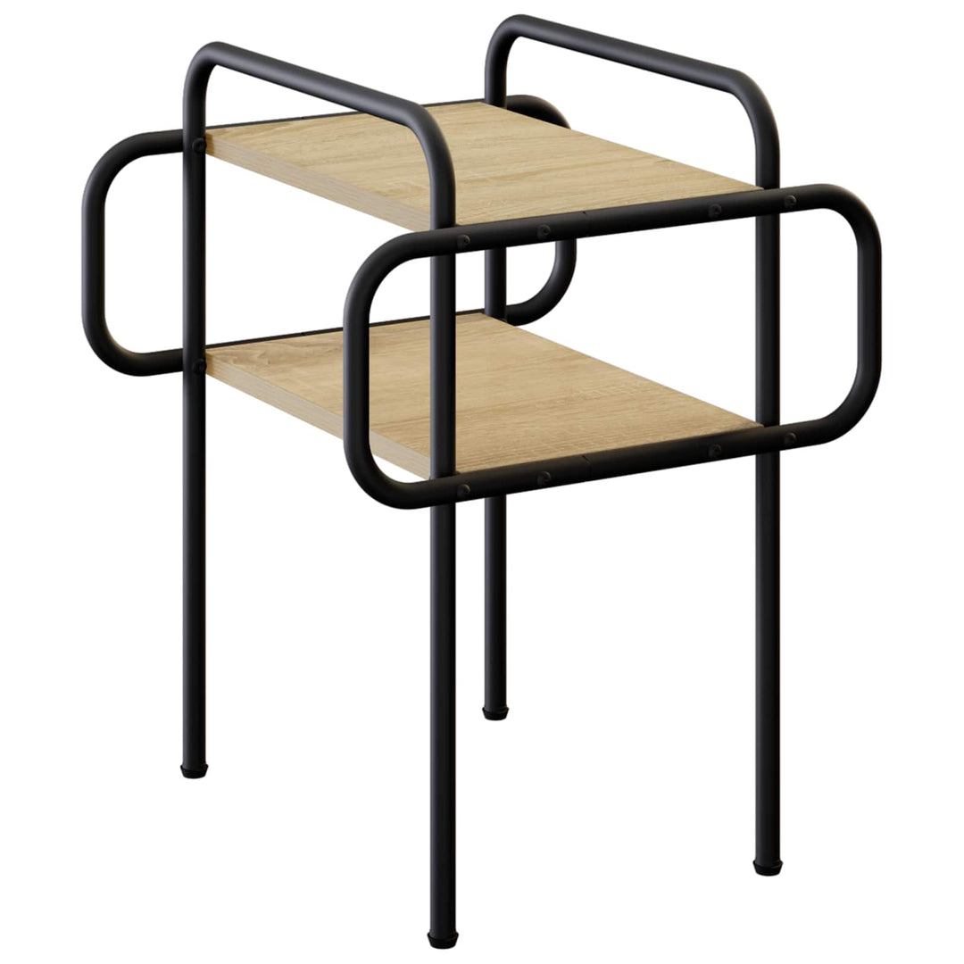 Sofabord Sonoma-eg 40 x 40 x 51 cm Konstrueret træ