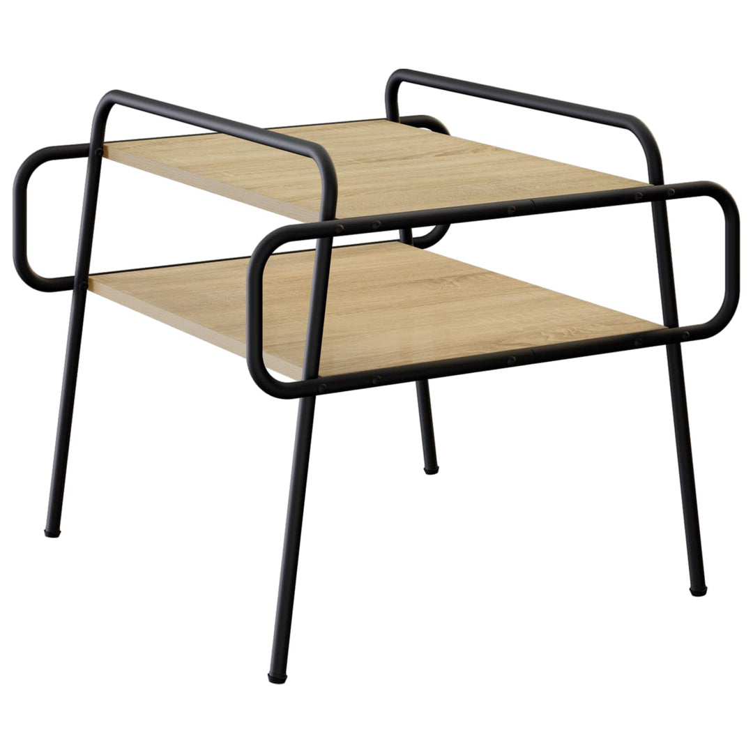 Sofabord Sonoma-eg 50 x 50 x 51 cm Konstrueret træ