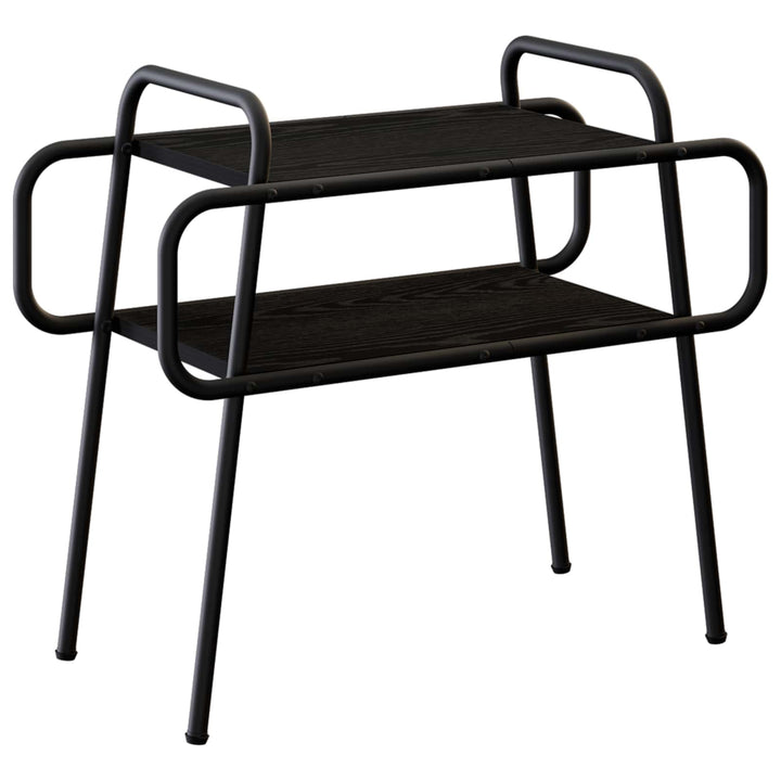 Sofabord Sort eg 60 x 30 x 51 cm Konstrueret træ