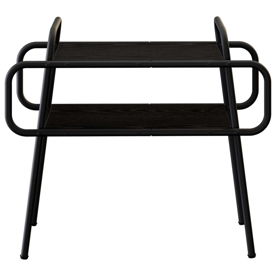 Sofabord Sort eg 60 x 30 x 51 cm Konstrueret træ