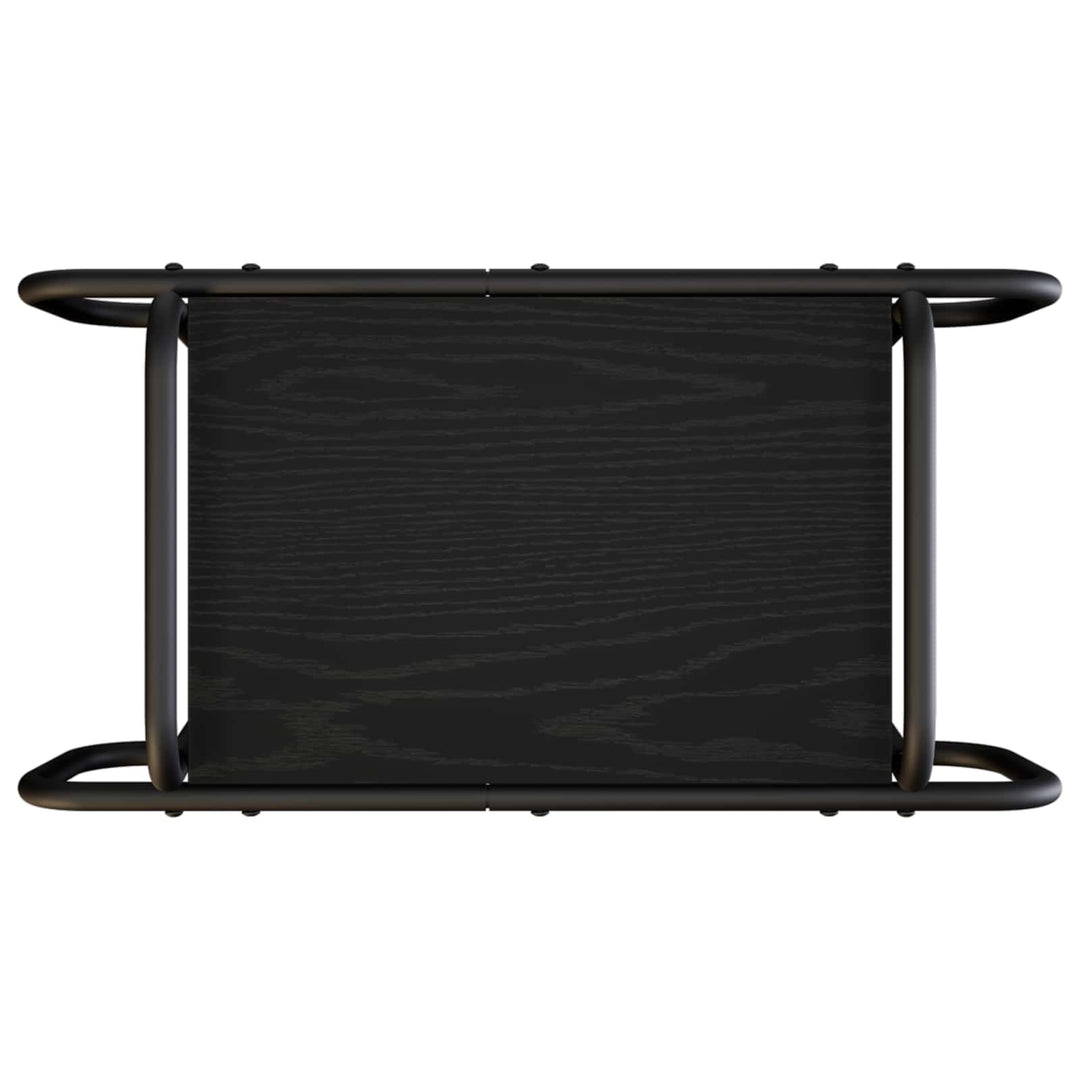 Sofabord Sort eg 60 x 30 x 51 cm Konstrueret træ
