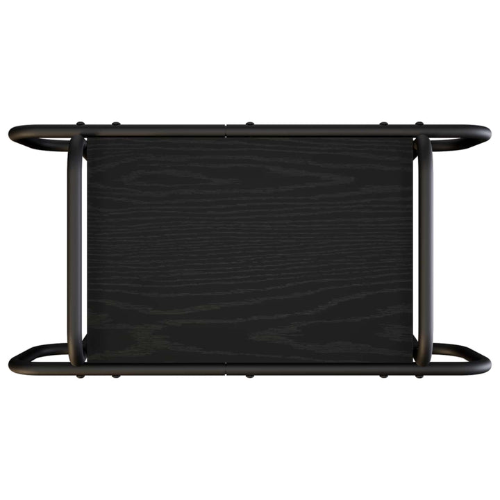 Sofabord Sort eg 60 x 30 x 51 cm Konstrueret træ