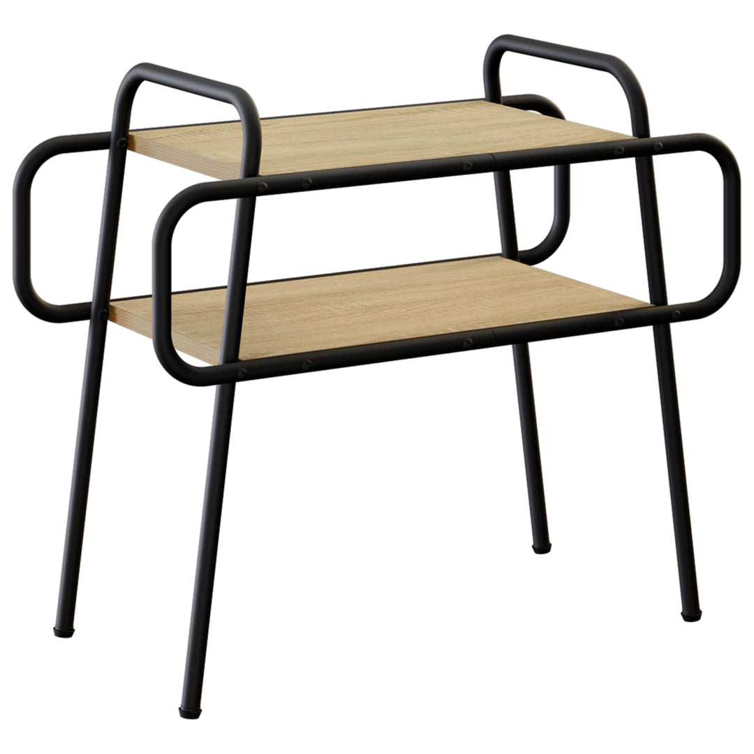 Sofabord Sonoma-eg 60 x 30 x 51 cm Konstrueret træ