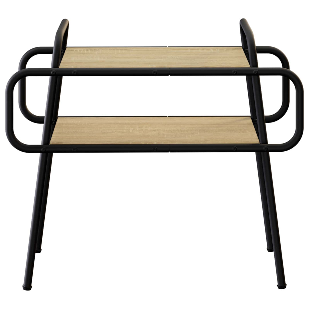 Sofabord Sonoma-eg 60 x 30 x 51 cm Konstrueret træ