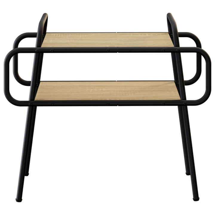 Sofabord Sonoma-eg 60 x 30 x 51 cm Konstrueret træ