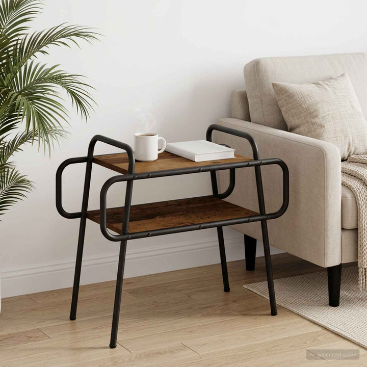 Sofabord Gammelt træ 60 x 30 x 51 cm Konstrueret træ