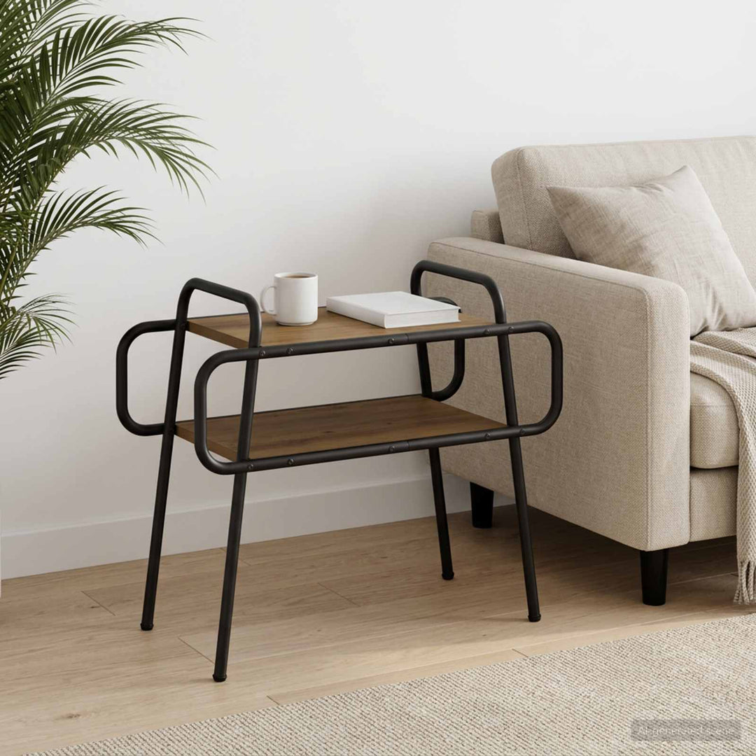 Sofabord Artisan-eg 60 x 30 x 51 cm Konstrueret træ
