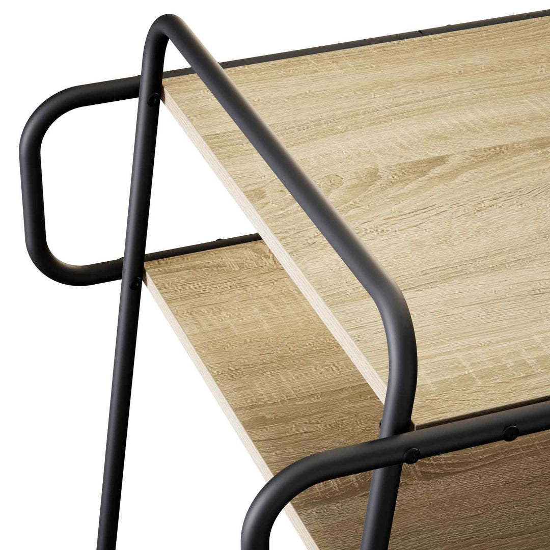 Sofabord Sonoma-eg 60 x 60 x 51 cm Konstrueret træ