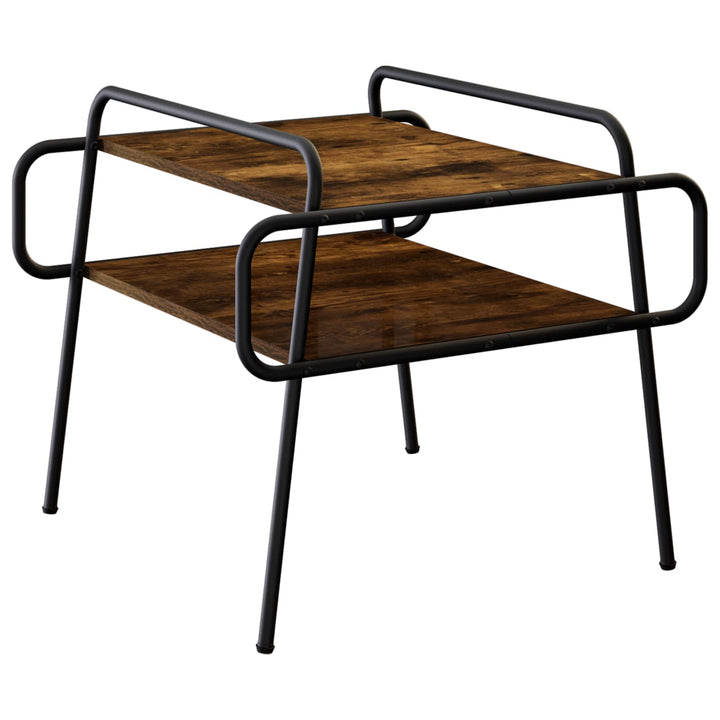 Sofabord Røget eg 60 x 60 x 51 cm Konstrueret træ