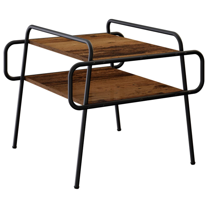Sofabord Gammelt træ 60 x 60 x 51 cm Konstrueret træ