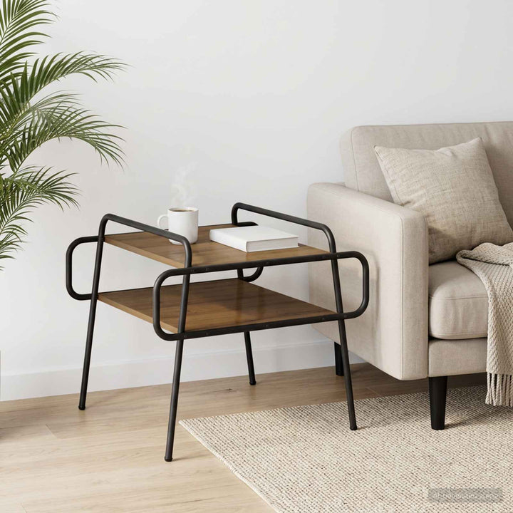Sofabord Artisan-eg 60 x 60 x 51 cm Konstrueret træ