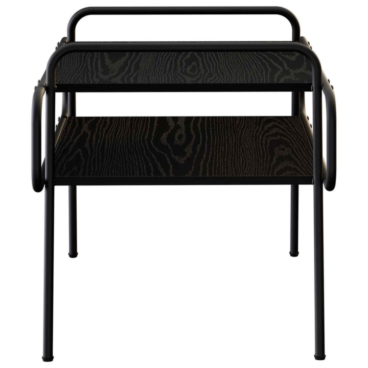 Sofabord Sort eg 70 x 50 x 51 cm Konstrueret træ