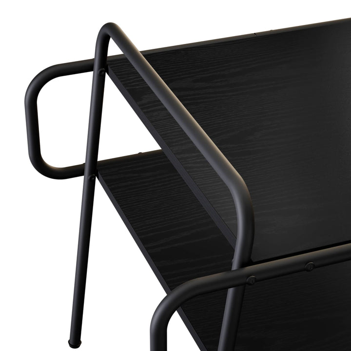 Sofabord Sort eg 100 x 50 x 51 cm Konstrueret træ