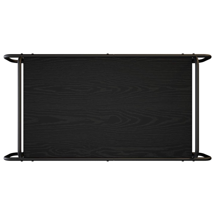 Sofabord Sort eg 100 x 50 x 51 cm Konstrueret træ