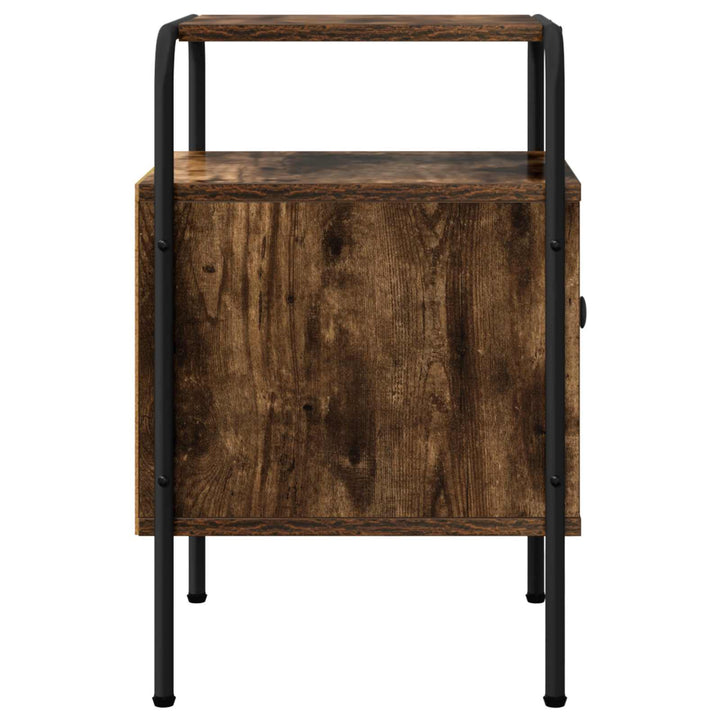 Natskab 2 stk. Røget eg 35 x 36,5 x 56 cm Konstrueret træ