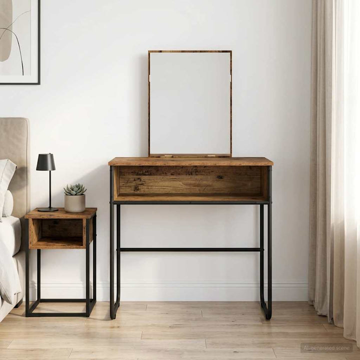 Klædeskab Gammelt træ 81 x 40 x 131 cm Konstrueret træ