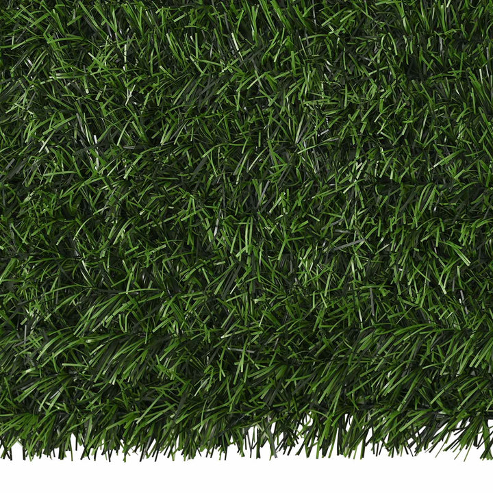 Kunstigt hegn Lys grøn 1 x 10 m PVC og Stål