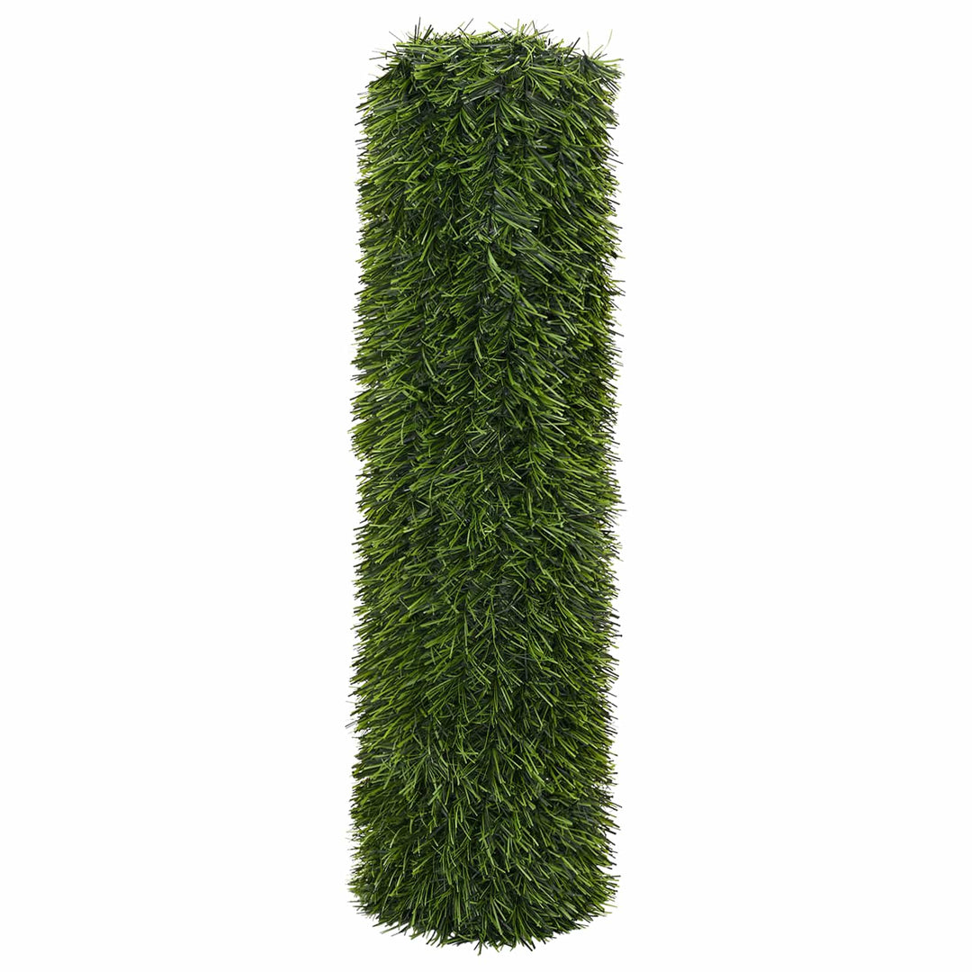 Kunstigt hegn Lys grøn 1 x 10 m PVC og Stål