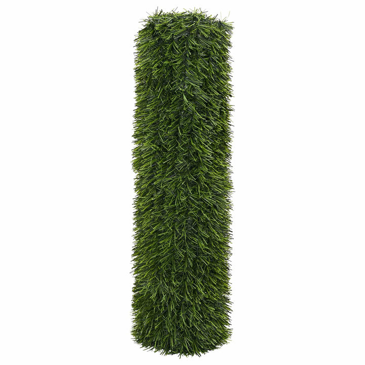 Kunstigt hegn Lys grøn 1 x 10 m PVC og Stål