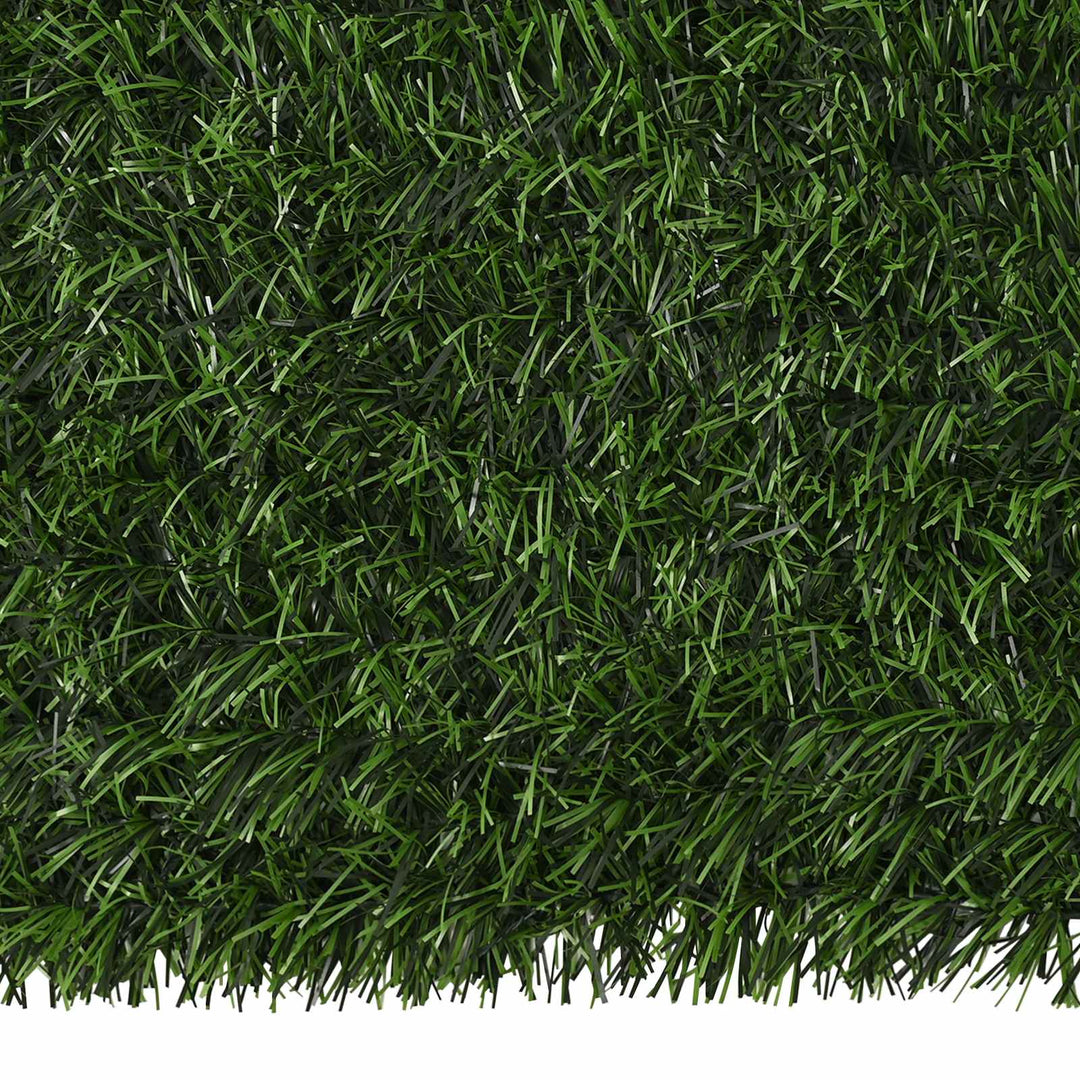 Kunstigt hegn Lys grøn 1,5 x 5 m PVC og Stål
