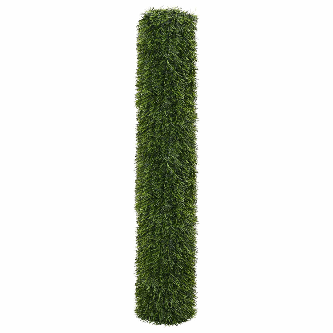 Kunstigt hegn Lys grøn 1,5 x 5 m PVC og Stål