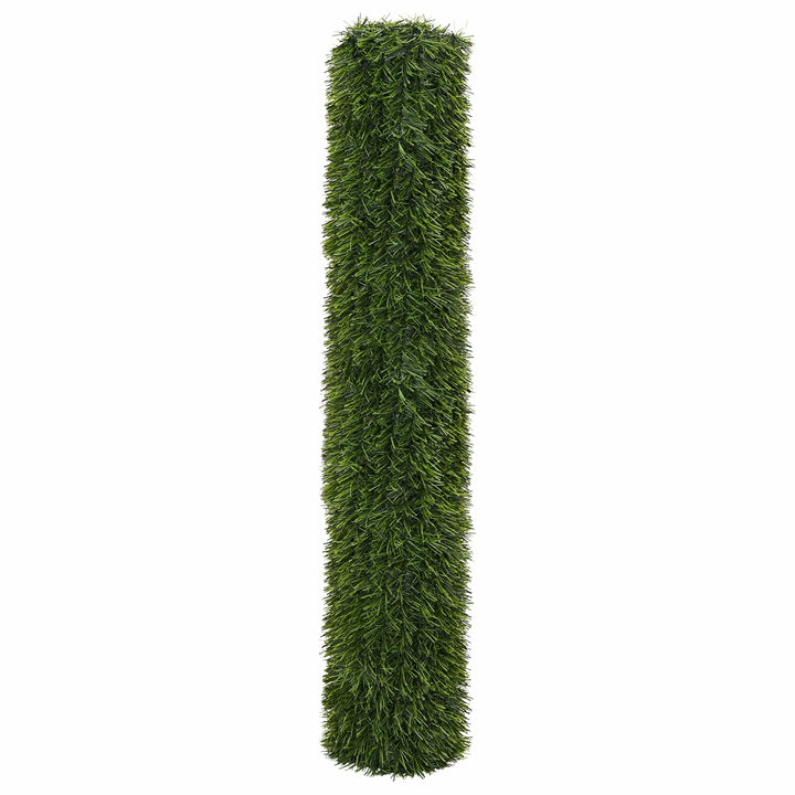 Kunstigt hegn Lys grøn 1,5 x 5 m PVC og Stål