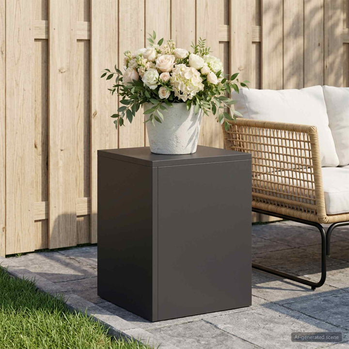 Planteholder Sort 30 x 30 x 40 cm Stål