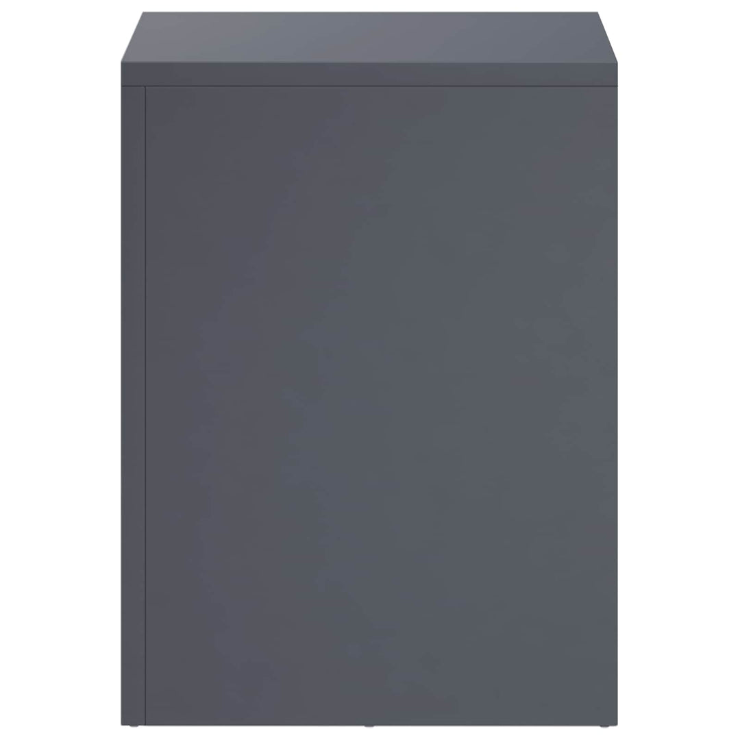 Planteholder 2 pcs Antracit 30 x 30 x 40 cm Galvaniseret stål