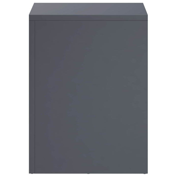 Planteholder 2 pcs Antracit 30 x 30 x 40 cm Galvaniseret stål