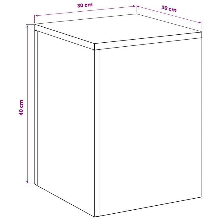 Planteholder 2 pcs Sølv 30 x 30 x 40 cm Rustfrit stål