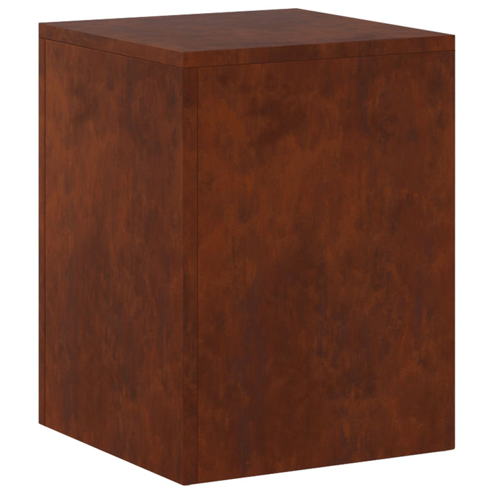 Planteholder Rusten 30 x 30 x 40 cm Cortenstål