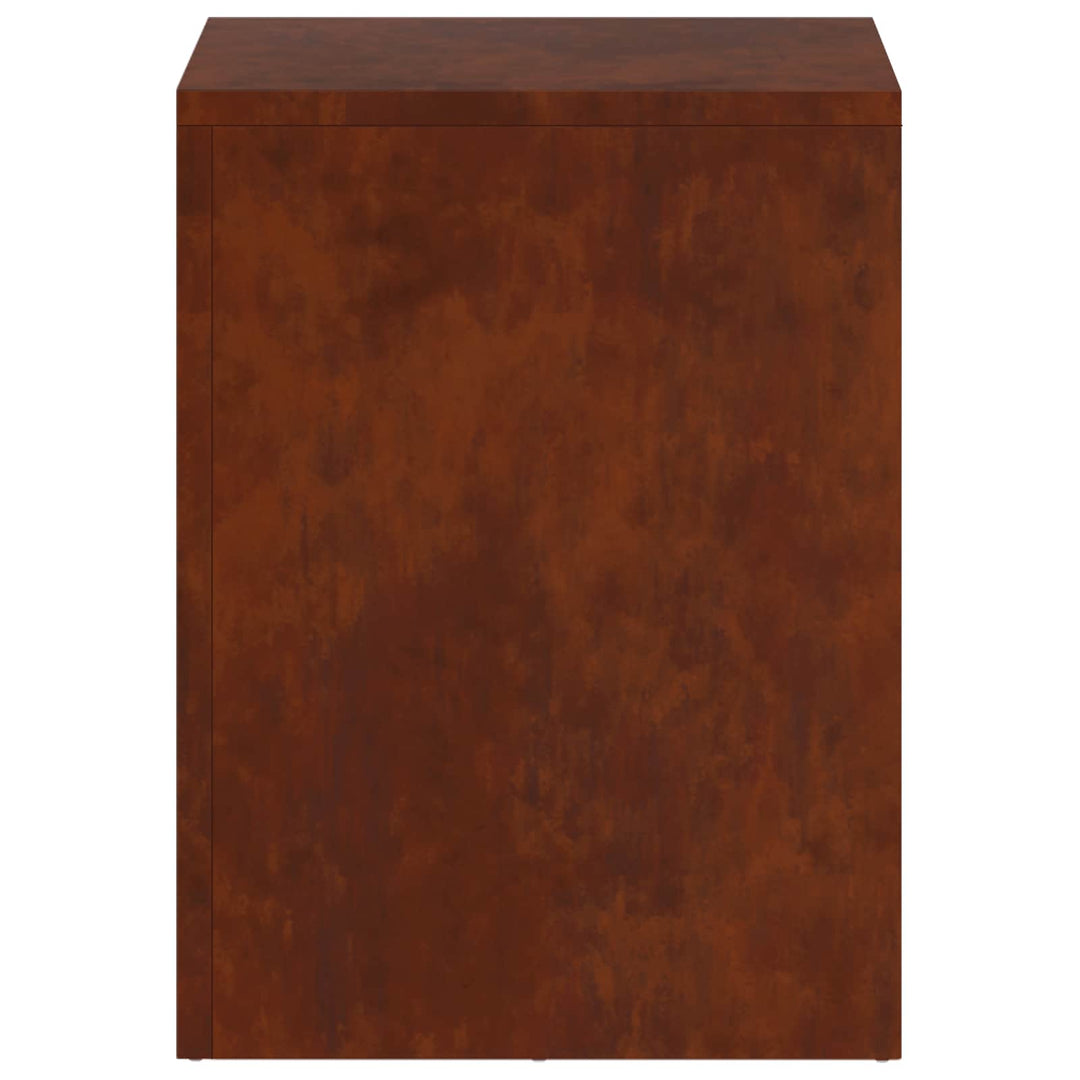 Planteholder Rusten 30 x 30 x 40 cm Cortenstål
