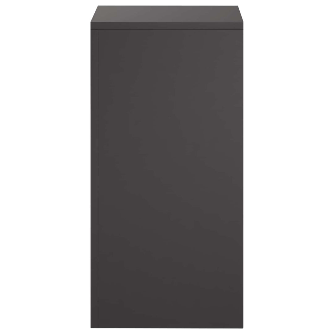 Planteholder Sort 30 x 30 x 60 cm Stål
