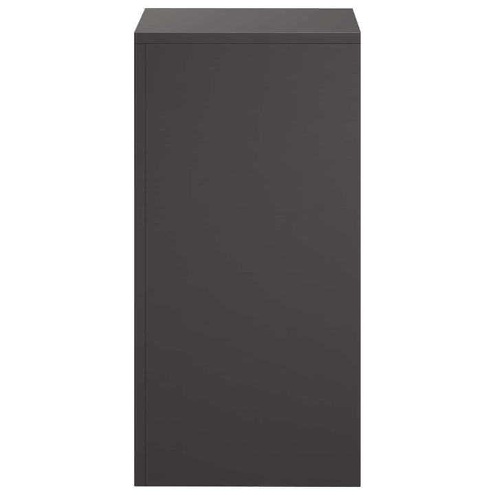 Planteholder 2 pcs Sort 30 x 30 x 60 cm Stål