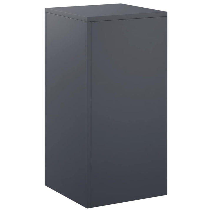 Planteholder Antracit 30 x 30 x 60 cm Rustfrit stål