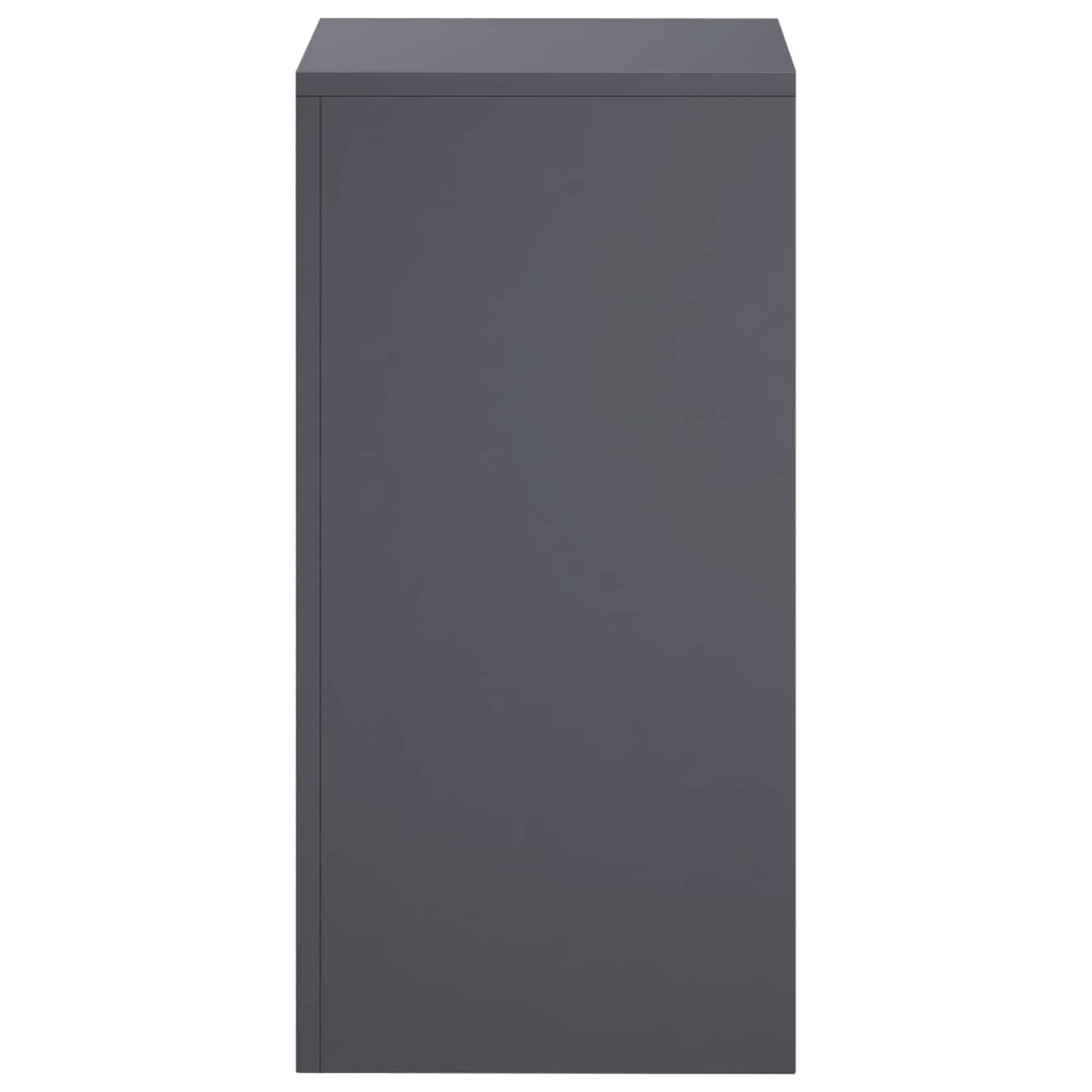 Planteholder Antracit 30 x 30 x 60 cm Rustfrit stål