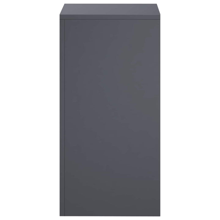 Planteholder Antracit 30 x 30 x 60 cm Rustfrit stål