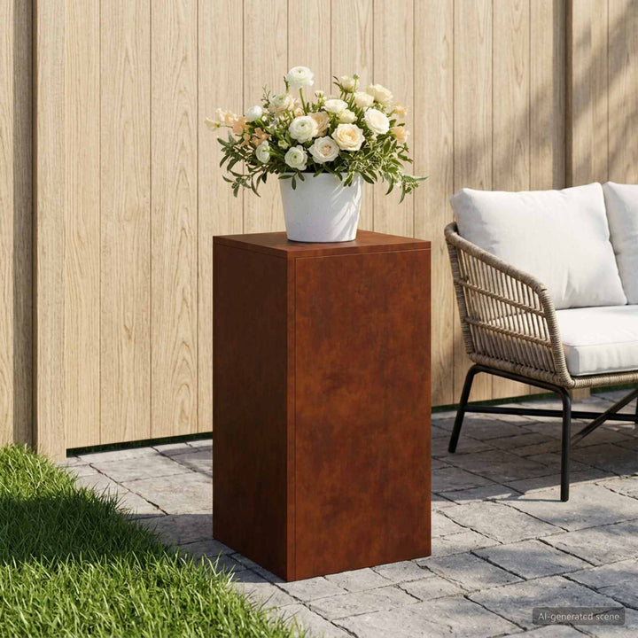 Planteholder Rusten 30 x 30 x 60 cm Cortenstål