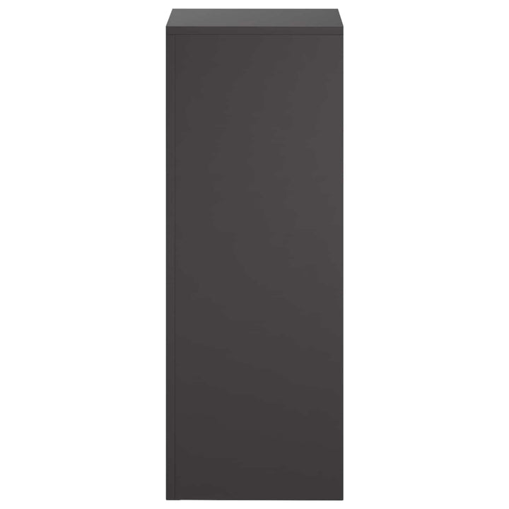 Planteholder 2 pcs Sort 30 x 30 x 80 cm Stål