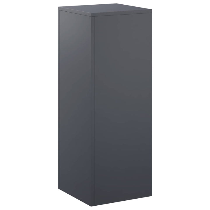 Planteholder Antracit 30 x 30 x 80 cm Rustfrit stål