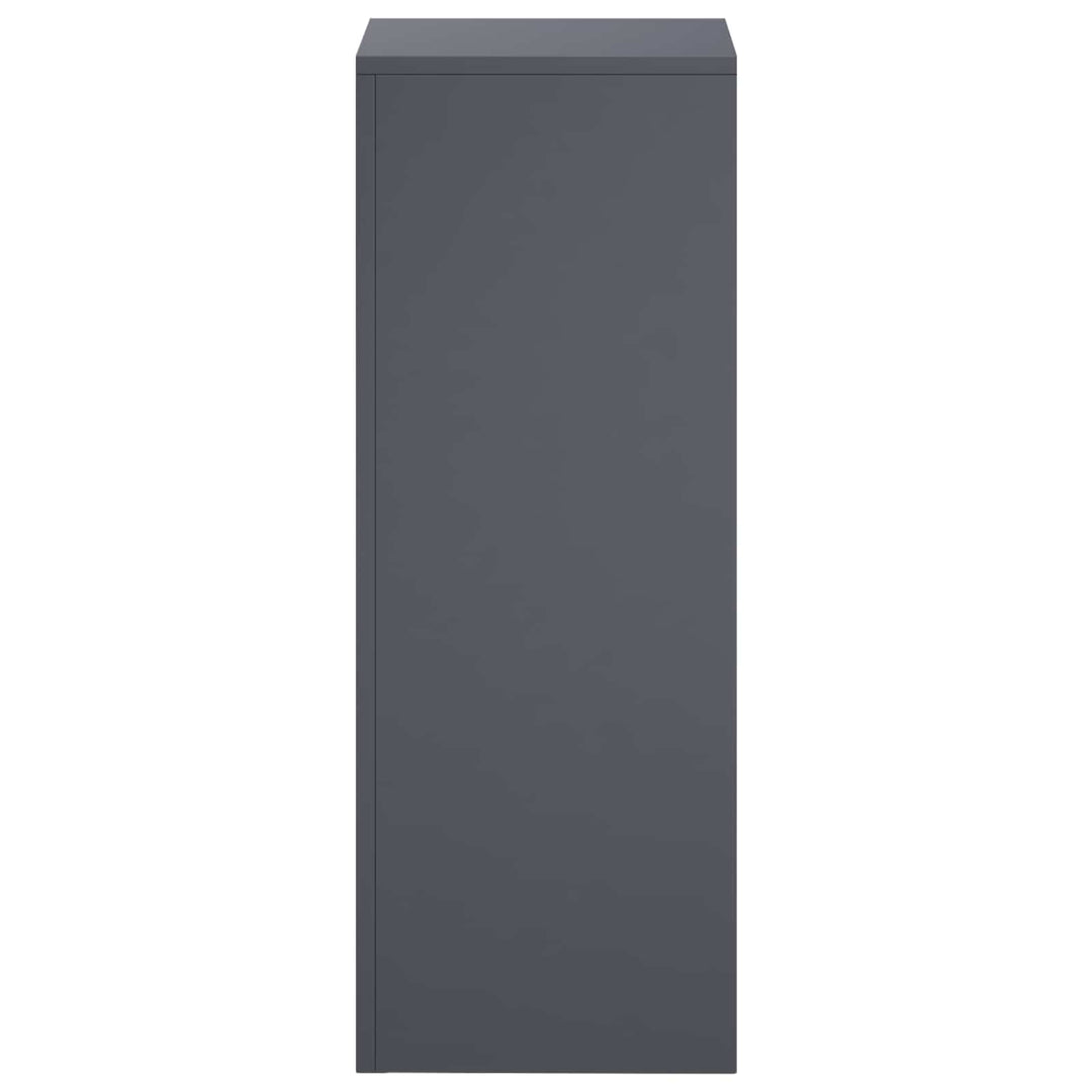 Planteholder Antracit 30 x 30 x 80 cm Rustfrit stål