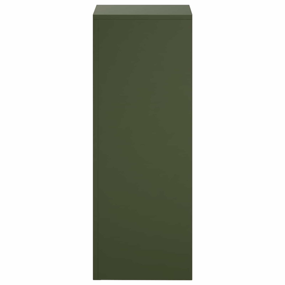 Planteholder Olivengrøn 30 x 30 x 80 cm Cortenstål