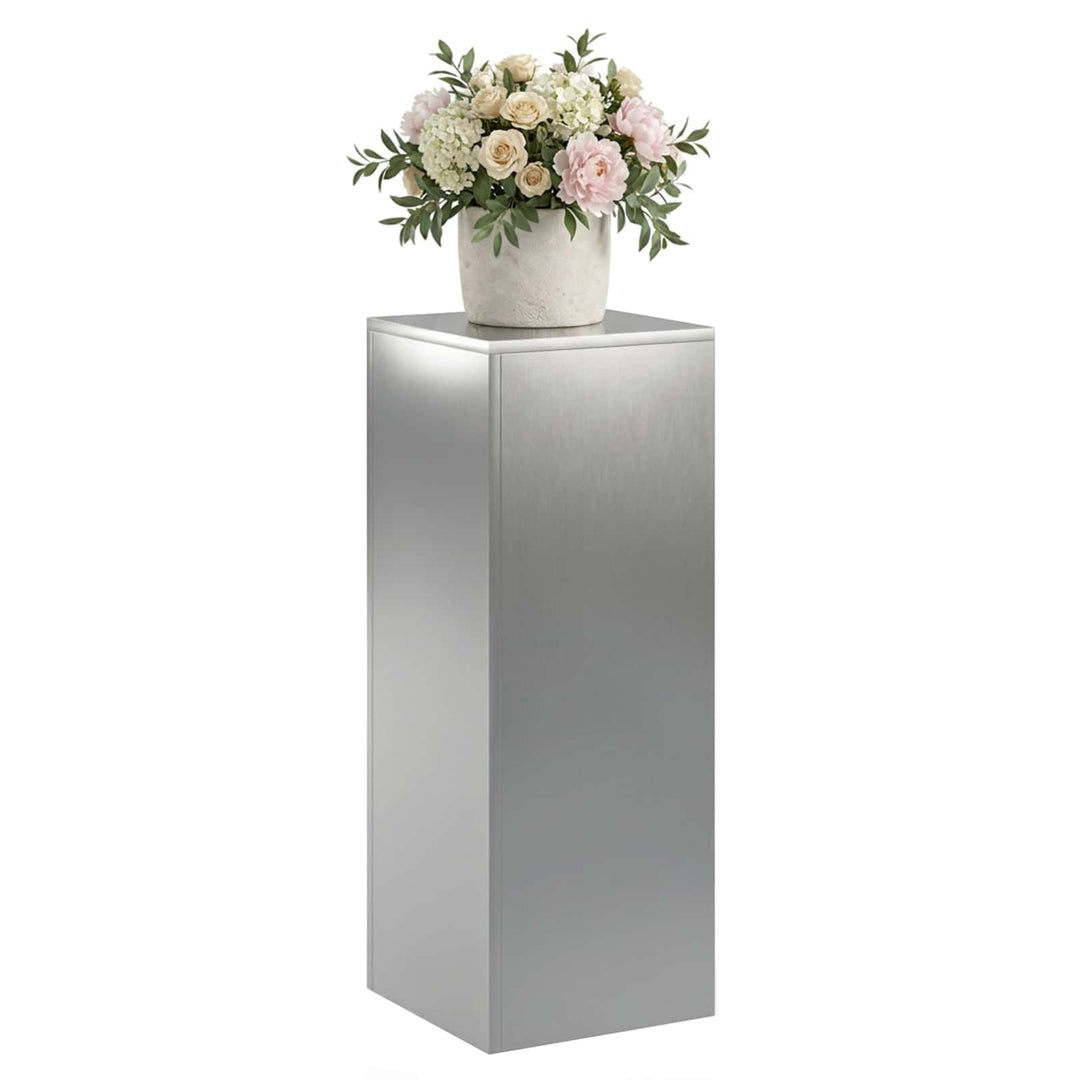 Planteholder Sølv 30 x 30 x 80 cm Stål
