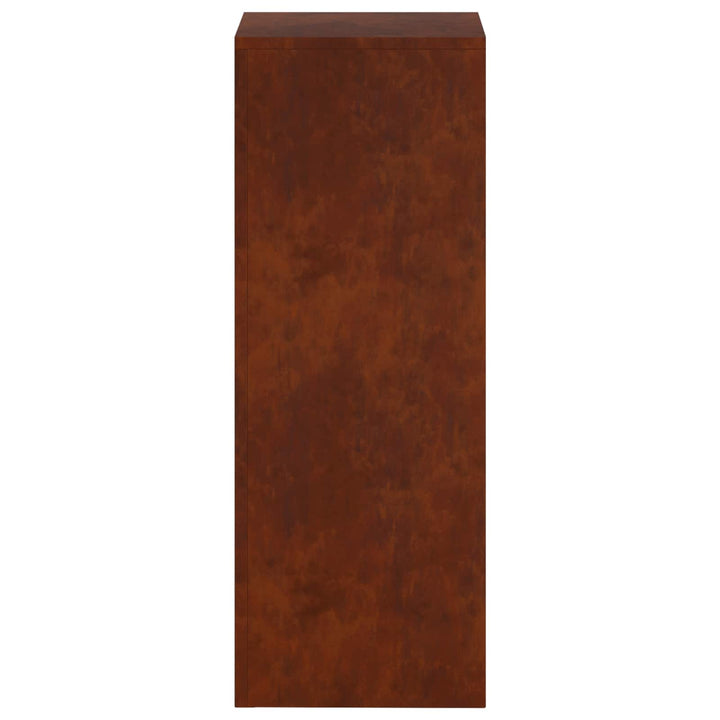 Planteholder Rusten 30 x 30 x 80 cm Cortenstål